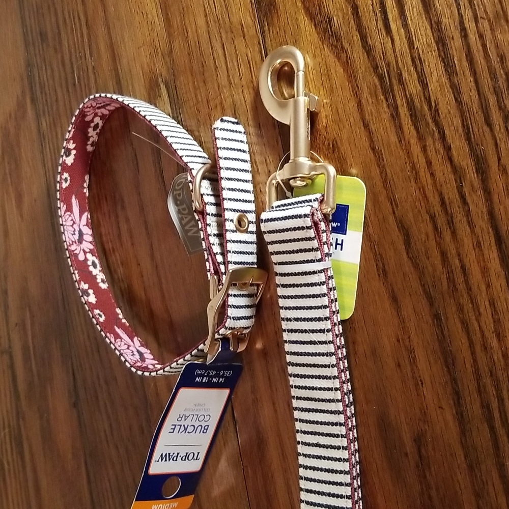 Reversible collar and leash